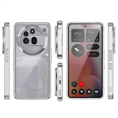 MEZON Nothing Phone (3a) Pro Ultra Slim Crystal Clear Premium TPU Gel Back Case – Shock Absorption, Wireless Charging Compatible
