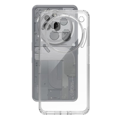 MEZON Nothing Phone (3a) Pro Ultra Slim Crystal Clear Premium TPU Gel Back Case – Shock Absorption, Wireless Charging Compatible