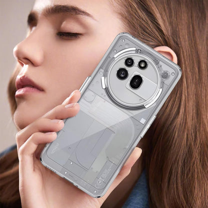 MEZON Nothing Phone (3a) Pro Ultra Slim Crystal Clear Premium TPU Gel Back Case – Shock Absorption, Wireless Charging Compatible