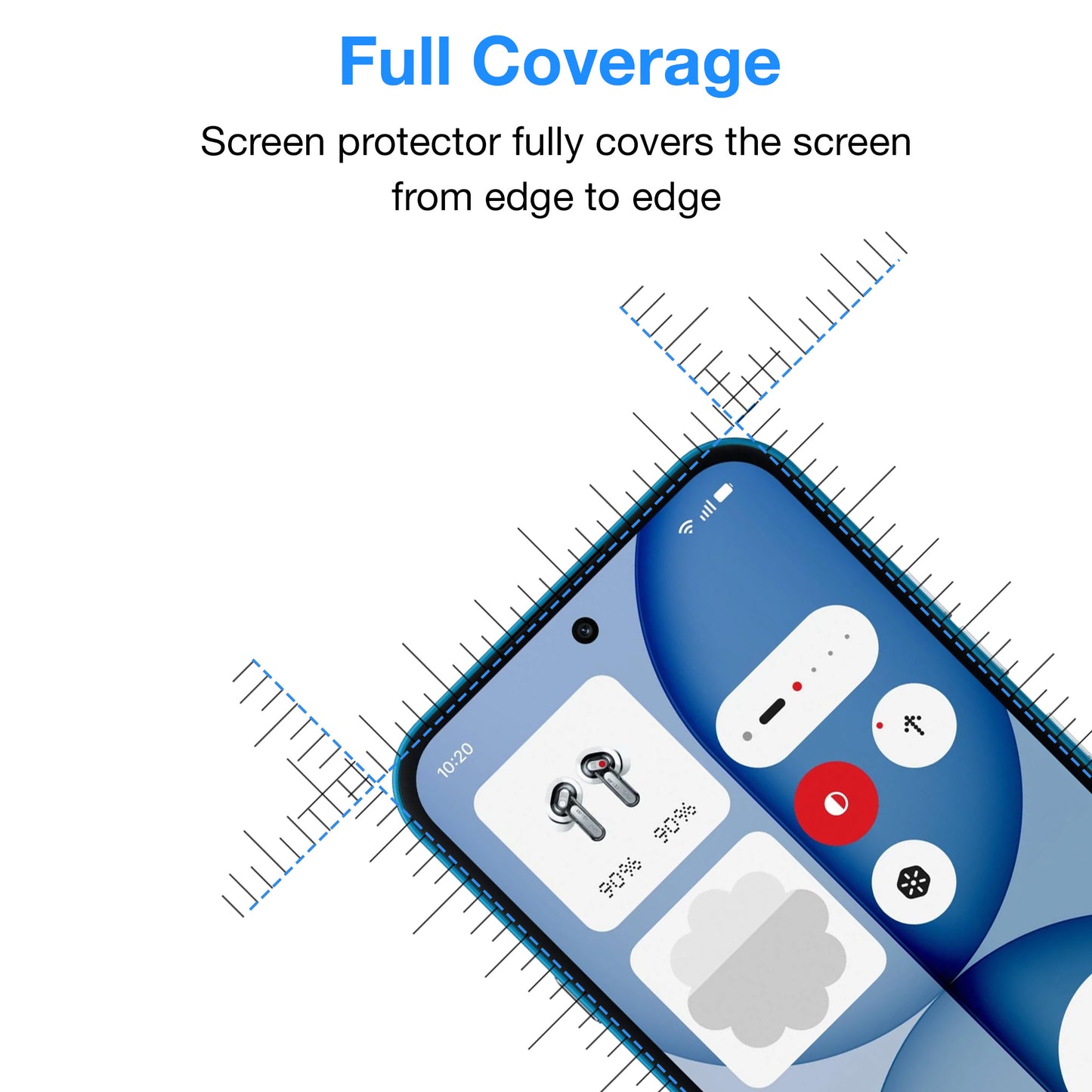 [3 Pack] MEZON Nothing Phone (4a) Premium Hydrogel Clear Edge-to-Edge Full Coverage Screen Protector Film