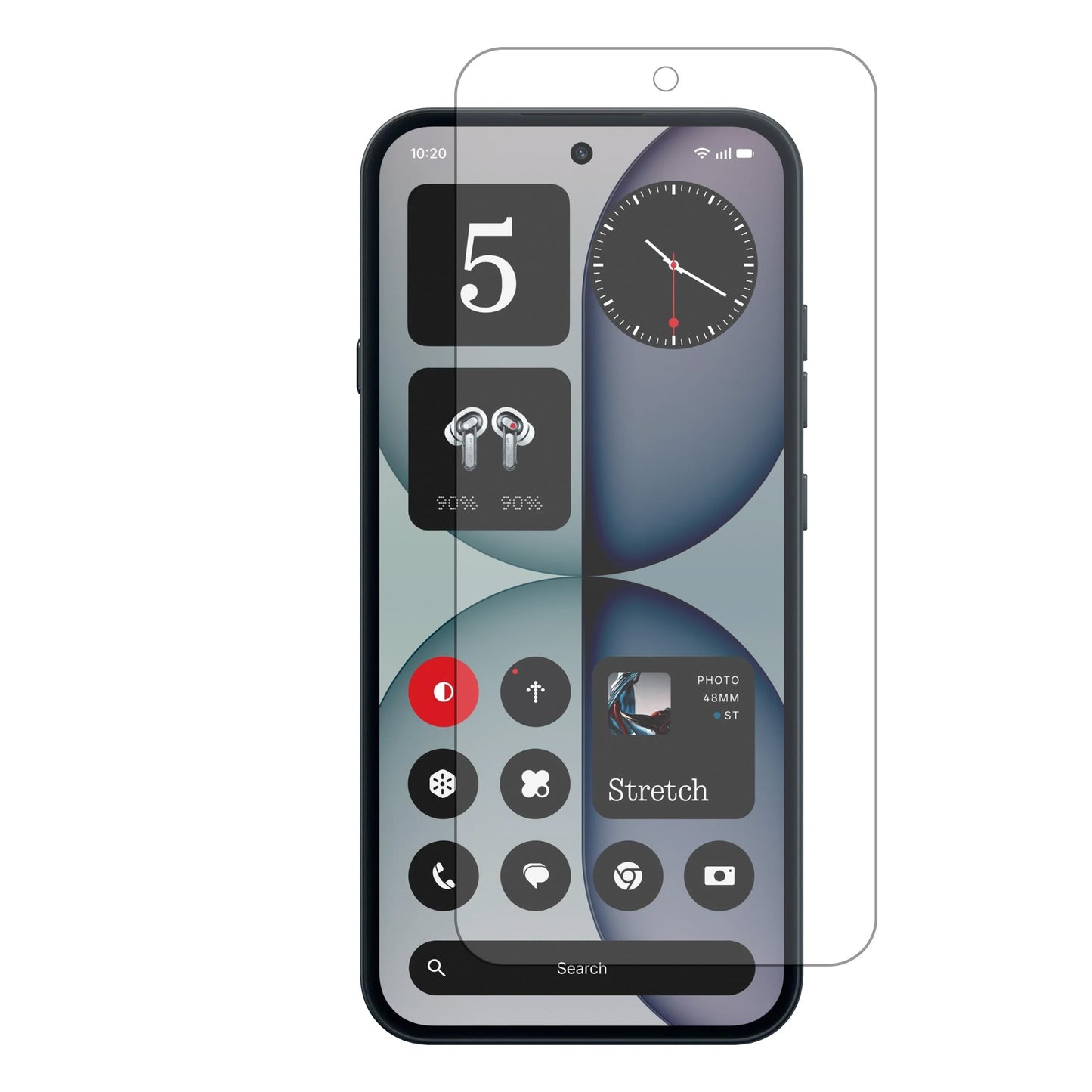 [3 Pack] MEZON Nothing Phone (4a) Pro Ultra Clear Screen Protector Case Friendly Film (Nothing 4a Pro, Clear)
