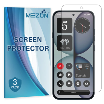 [3 Pack] MEZON Nothing Phone (4a) Pro Anti-Glare Matte Screen Protector Case Friendly Film (Nothing 4a Pro, Matte)