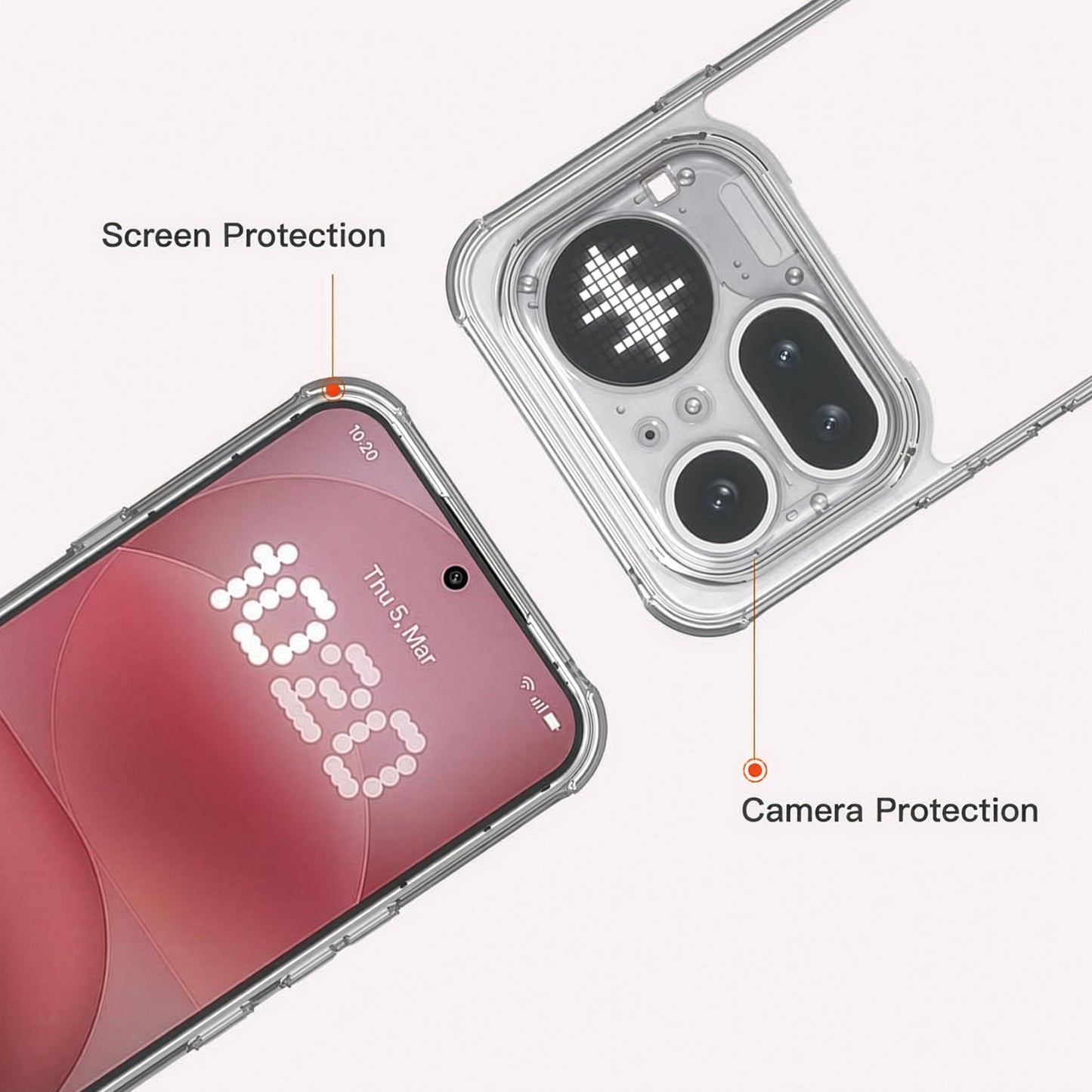 MEZON Nothing Phone (4a) Pro Ultra Slim Crystal Clear Premium TPU Gel Back Case – Shock Absorption, Wireless Charging Compatible
