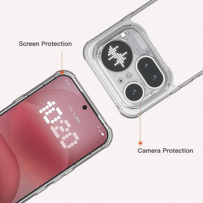 MEZON Nothing Phone (4a) Pro Ultra Slim Crystal Clear Premium TPU Gel Back Case – Shock Absorption, Wireless Charging Compatible