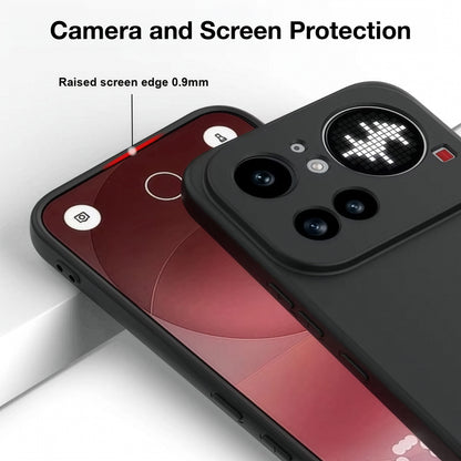 MEZON Nothing Phone (4a) Pro Ultra Slim Black Premium TPU Gel Back Case – Shock Absorption, Wireless Charging Compatible