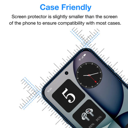 [3 Pack] MEZON Nothing Phone (4a) Pro Anti-Glare Matte Screen Protector Case Friendly Film (Nothing 4a Pro, Matte)