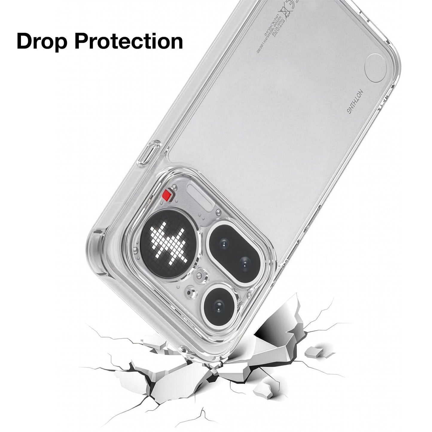 MEZON Nothing Phone (4a) Pro Ultra Slim Crystal Clear Premium TPU Gel Back Case – Shock Absorption, Wireless Charging Compatible