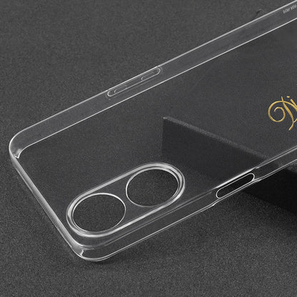 MEZON OPPO A58 4G Ultra Slim Crystal Clear Premium TPU Gel Back Case – Shock Absorption, Wireless Charging Compatible