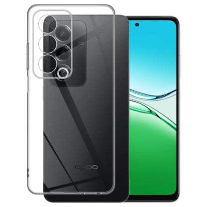 MEZON OPPO A5 4G Ultra Slim Crystal Clear Premium TPU Gel Back Case – Shock Absorption, Wireless Charging Compatible