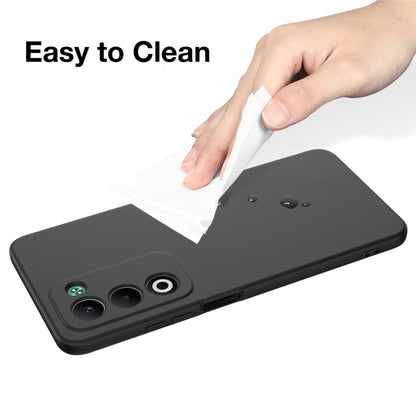 MEZON OPPO A5 4G Ultra Slim Black Premium TPU Gel Back Case – Shock Absorption (OPPO A5 4G, Gel Black)