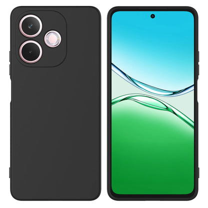 MEZON OPPO A5 Pro 5G Ultra Slim Black Premium TPU Gel Back Case – Shock Absorption (OPPO A5 Pro 5G, Gel Black)
