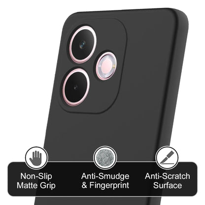 MEZON OPPO A5 Pro 5G Ultra Slim Black Premium TPU Gel Back Case – Shock Absorption (OPPO A5 Pro 5G, Gel Black)