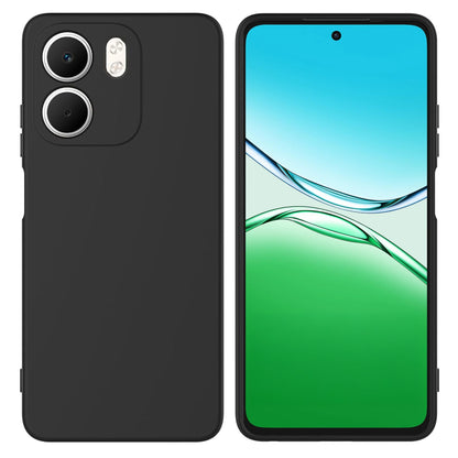 MEZON OPPO A5x 4G Ultra Slim Black Premium TPU Gel Back Case – Shock Absorption (OPPO A5x 4G, Gel Black)