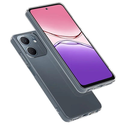 MEZON OPPO A5x 4G Ultra Slim Crystal Clear Premium TPU Gel Back Case – Shock Absorption, Wireless Charging Compatible