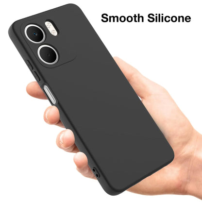 MEZON OPPO A5x 4G Ultra Slim Black Premium TPU Gel Back Case – Shock Absorption (OPPO A5x 4G, Gel Black)