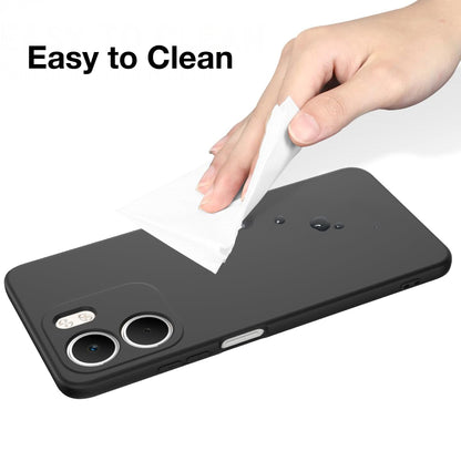 MEZON OPPO A5x 4G Ultra Slim Black Premium TPU Gel Back Case – Shock Absorption (OPPO A5x 4G, Gel Black)