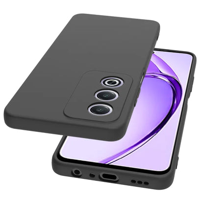MEZON OPPO A80 5G Ultra Slim Black Premium TPU Gel Back Case – Shock Absorption, Wireless Charging Compatible