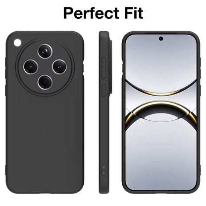 MEZON OPPO Find X8 Pro Ultra Slim Black Premium TPU Gel Back Case – Shock Absorption (OPPO Find X8 Pro, Gel Black)