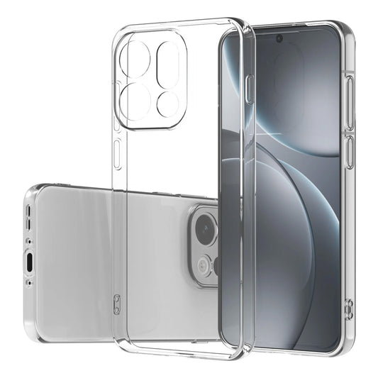 MEZON OPPO Find X9 5G Ultra Slim Crystal Clear Premium TPU Gel Back Case – Shock Absorption, Wireless Charging Compatible