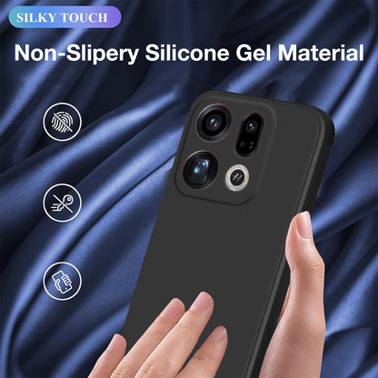 MEZON OPPO Find X9 5G Ultra Slim Black Premium TPU Gel Back Case – Shock Absorption (OPPO Find X9 5G, Gel Black)