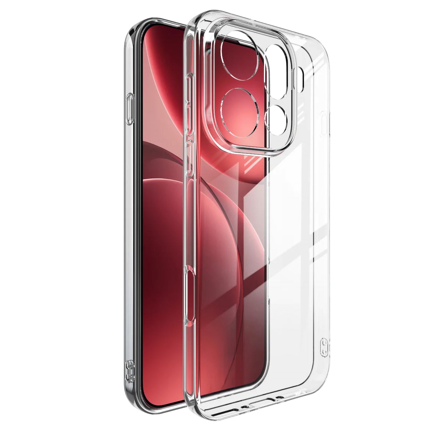 MEZON OPPO Find X9 Pro 5G Ultra Slim Crystal Clear Premium TPU Gel Back Case – Shock Absorption, Wireless Charging Compatible
