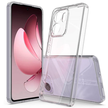 MEZON OPPO Reno13 F 5G Ultra Slim Crystal Clear Premium TPU Gel Back Case – Shock Absorption, Wireless Charging Compatible