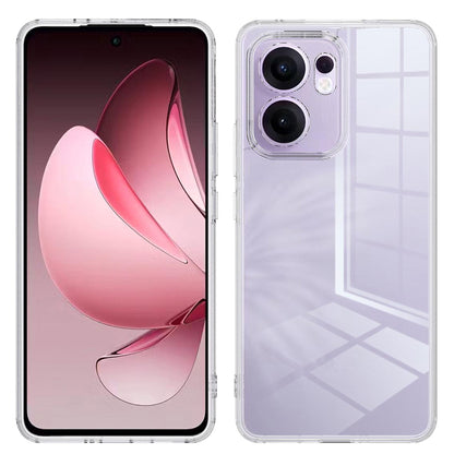 MEZON OPPO Reno13 F 5G Ultra Slim Crystal Clear Premium TPU Gel Back Case – Shock Absorption, Wireless Charging Compatible