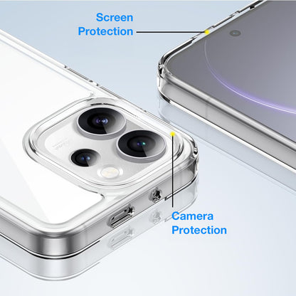 MEZON OPPO Reno15 Pro 5G Ultra Slim Crystal Clear Premium TPU Gel Back Case – Shock Absorption, Wireless Charging Compatible
