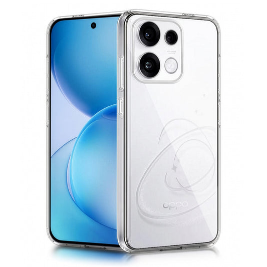 MEZON OPPO Reno16 F 5G Ultra Slim Crystal Clear Premium TPU Gel Back Case – Shock Absorption, Wireless Charging Compatible