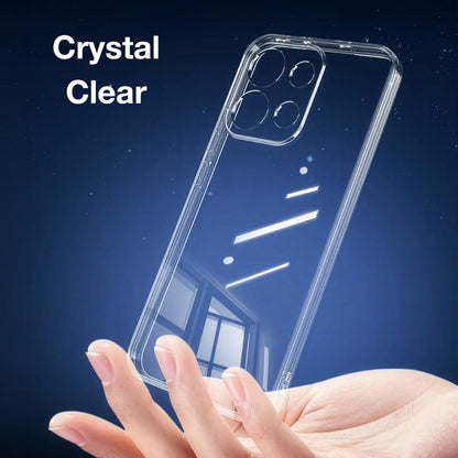 MEZON OPPO Reno16 F 5G Ultra Slim Crystal Clear Premium TPU Gel Back Case – Shock Absorption, Wireless Charging Compatible