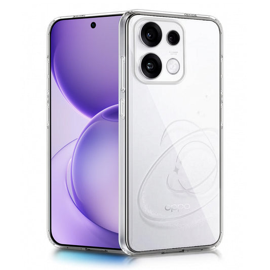 MEZON OPPO Reno16 Pro 5G Ultra Slim Crystal Clear Premium TPU Gel Back Case – Shock Absorption, Wireless Charging Compatible