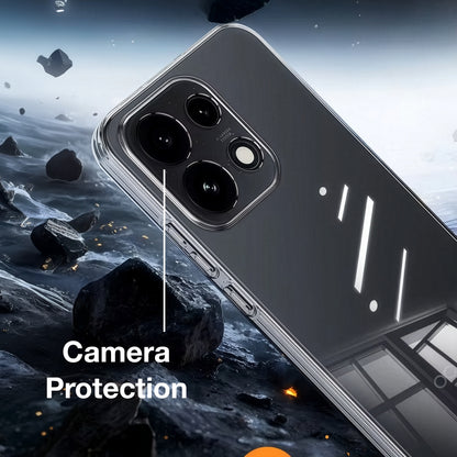 MEZON OPPO Reno16 Pro 5G Ultra Slim Crystal Clear Premium TPU Gel Back Case – Shock Absorption, Wireless Charging Compatible