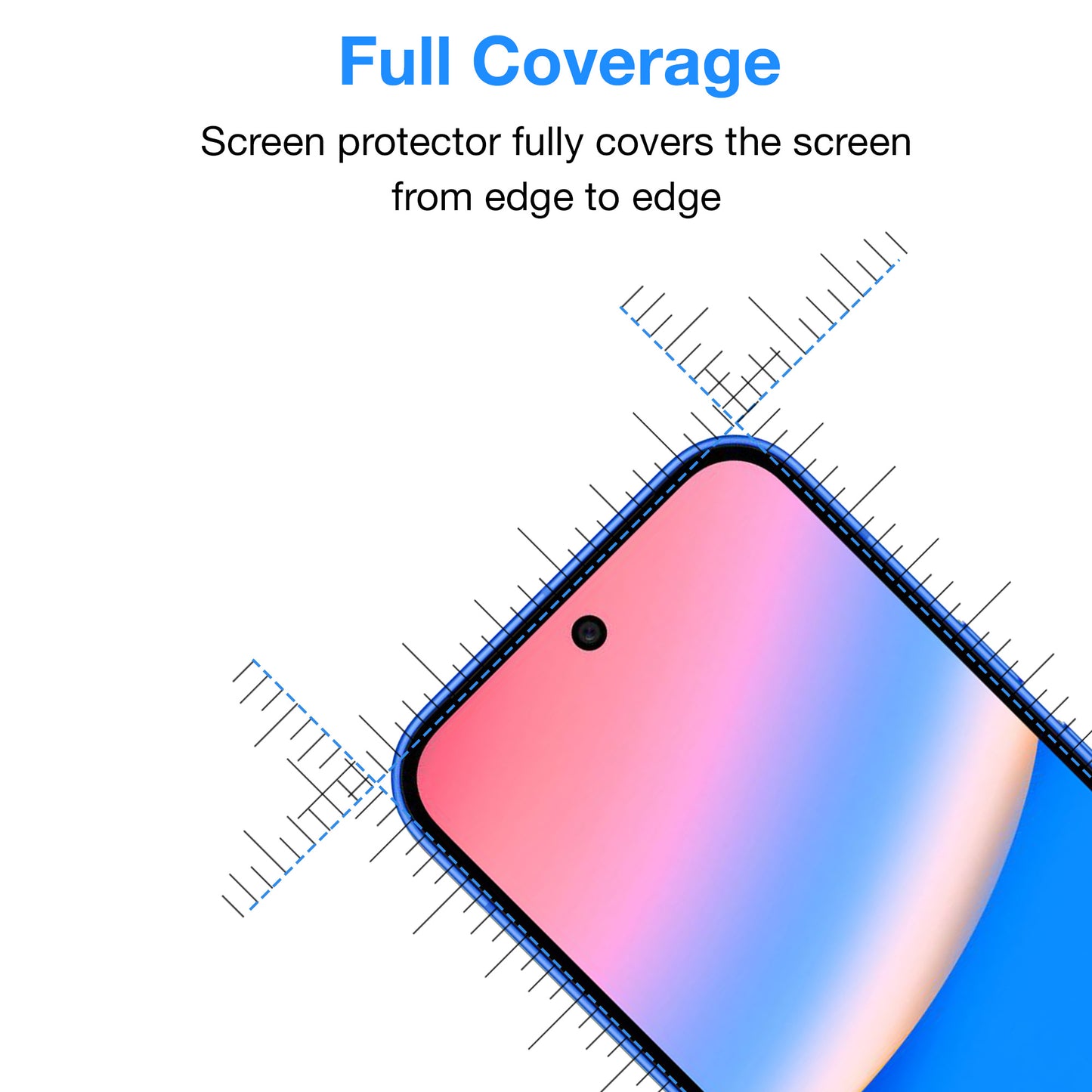 [3 Pack] MEZON Google Pixel 10 Premium Hydrogel Clear Edge-to-Edge Full Coverage Screen Protector Fingerprint Sensor Film