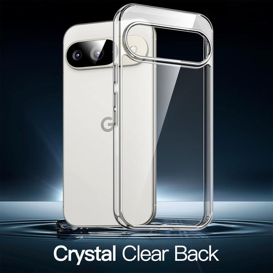 MEZON Google Pixel 10 Slim Premium Crystal Clear TPU Gel Back Case – Wireless Charging Compatible
