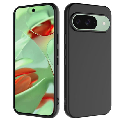 MEZON Google Pixel 10 Slim Black Premium TPU Gel Back Case – Shock Absorption (Pixel 10, Gel Black)