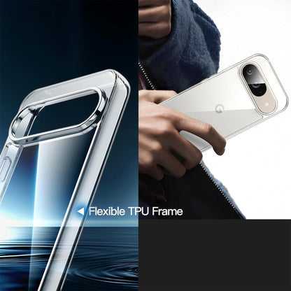 MEZON Google Pixel 10 Slim Premium Crystal Clear TPU Gel Back Case – Wireless Charging Compatible