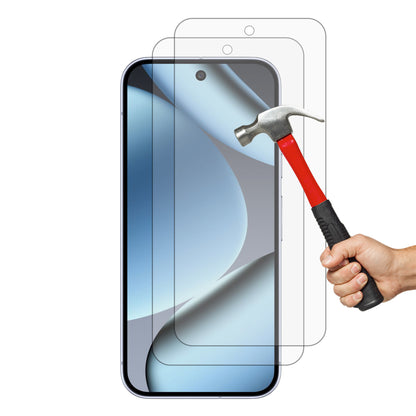 [2 Pack] MEZON Google Pixel 10 Pro Tempered Glass Crystal Clear Premium 9H HD Case Friendly Screen Protectors (Pixel 10 Pro, 9H)