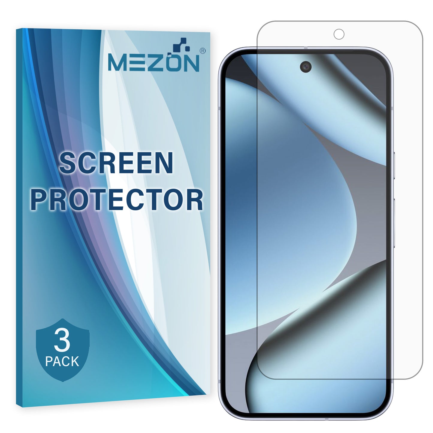 [3 Pack] MEZON Google Pixel 11 Pro Premium Anti-Glare Matte Hydrogel Edge-to-Edge Full Coverage Screen Protector