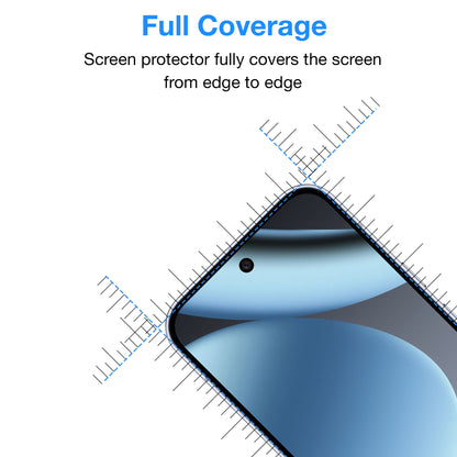 [2 Pack] MEZON Google Pixel 10 Pro Tempered Glass Full Coverage Crystal Clear Premium 3D Edge 9H HD Screen Protectors