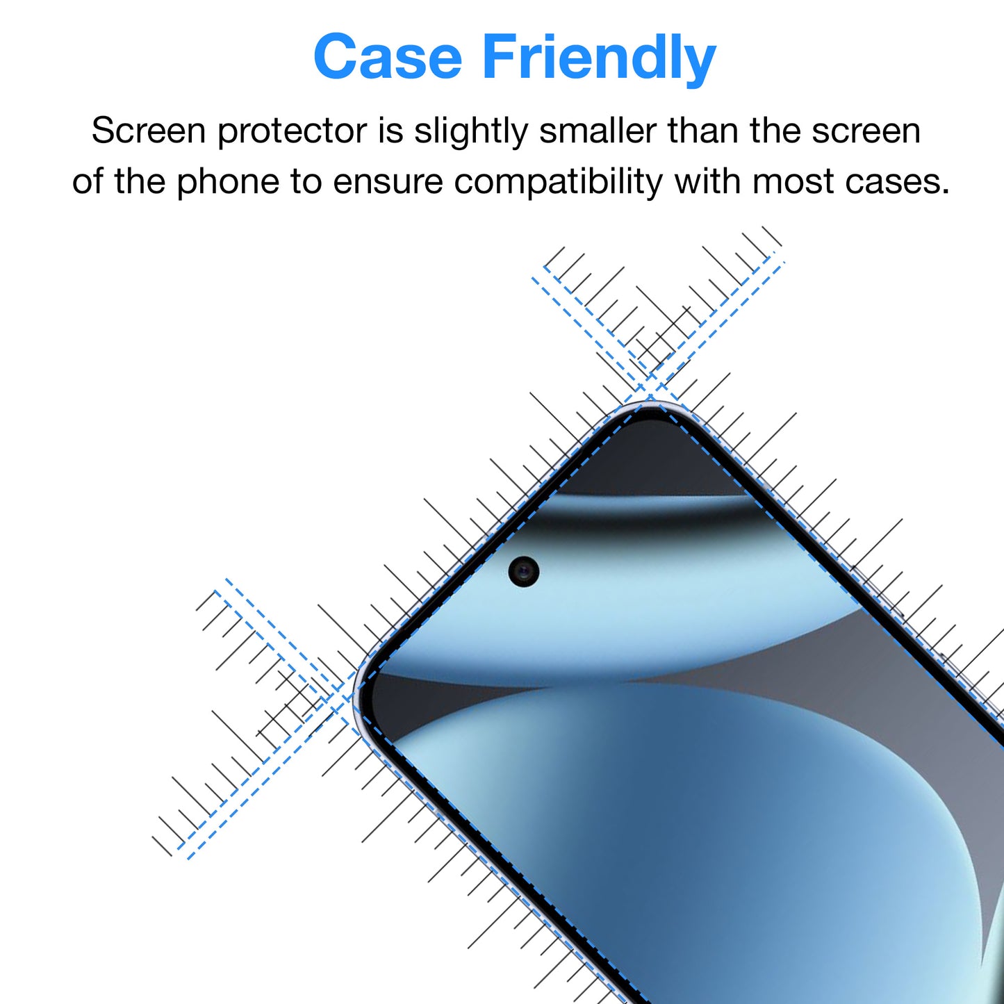[3 Pack] MEZON Google Pixel 10 Pro Clear Screen Protector Case Friendly Film (Pixel 10 Pro, Clear)