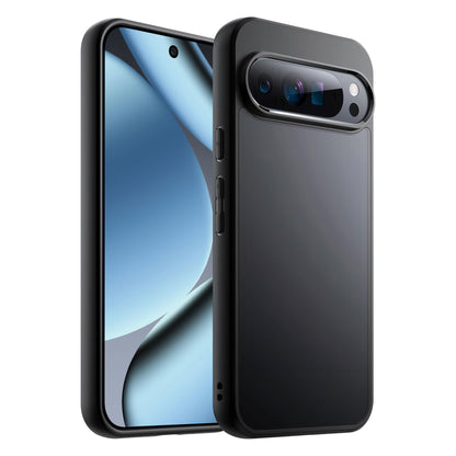 MEZON Google Pixel 10 Pro Slim Black Premium TPU Gel Back Case – Shock Absorption (Pixel 10 Pro, Gel Black)