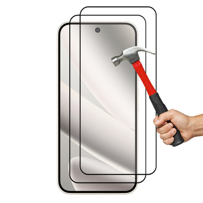 [2 Pack] MEZON Google Pixel 10 Pro XL Tempered Glass Full Coverage Crystal Clear Premium 3D Edge 9H HD Screen Protectors