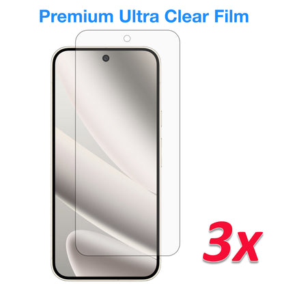 [3 Pack] MEZON Google Pixel 10 Pro XL Clear Screen Protector Case Friendly Film (Pixel 10 Pro XL, Clear)
