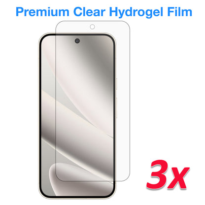 [3 Pack] MEZON Google Pixel 10 Pro XL Premium Hydrogel Clear Edge-to-Edge Full Coverage Screen Protector Fingerprint Sensor Film