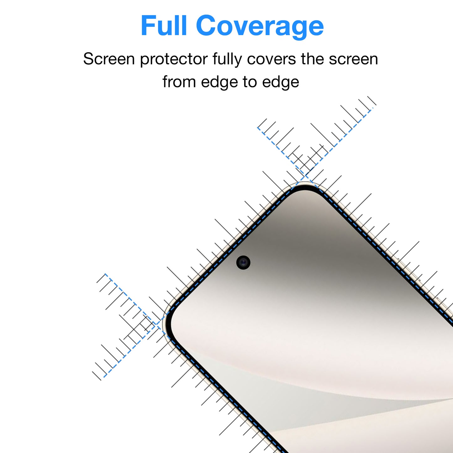 [2 Pack] MEZON Google Pixel 10 Pro XL Tempered Glass Full Coverage Crystal Clear Premium 3D Edge 9H HD Screen Protectors