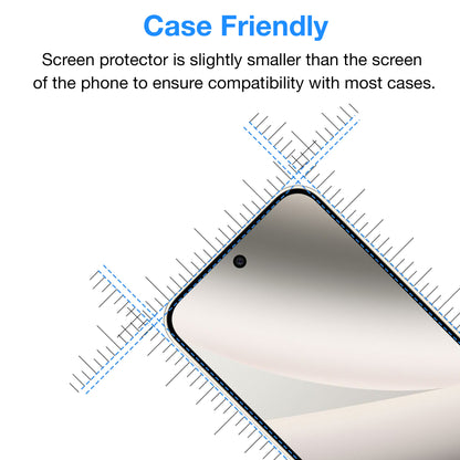 [3 Pack] MEZON Google Pixel 10 Pro XL Clear Screen Protector Case Friendly Film (Pixel 10 Pro XL, Clear)