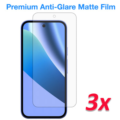 [3 Pack] MEZON Google Pixel 10a Anti-Glare Matte Screen Protector Case Friendly Film (Pixel 10a, Matte)