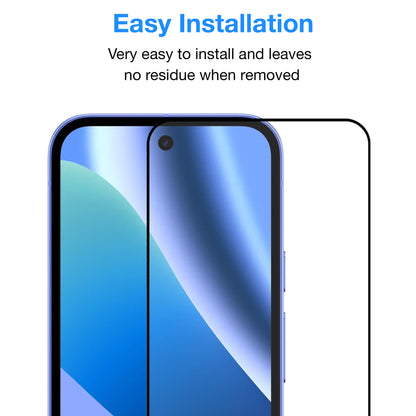 [2 Pack] MEZON Google Pixel 10a Tempered Glass Full Coverage Crystal Clear Premium 3D Edge 9H HD Screen Protectors