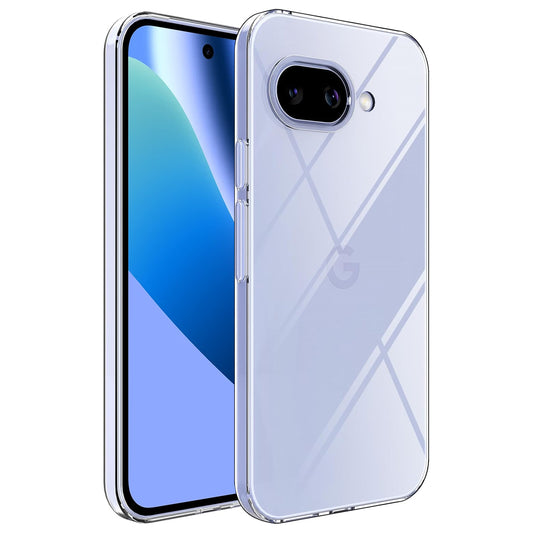 MEZON Google Pixel 10a Slim Premium Crystal Clear TPU Gel Back Case – Wireless Charging Compatible