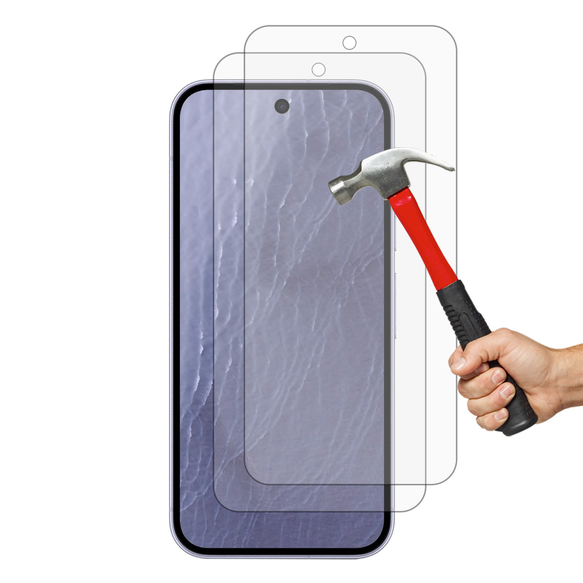[2 Pack] MEZON Google Pixel 11 Tempered Glass Crystal Clear Premium 9H HD Case Friendly Screen Protectors (Pixel 11, 9H)